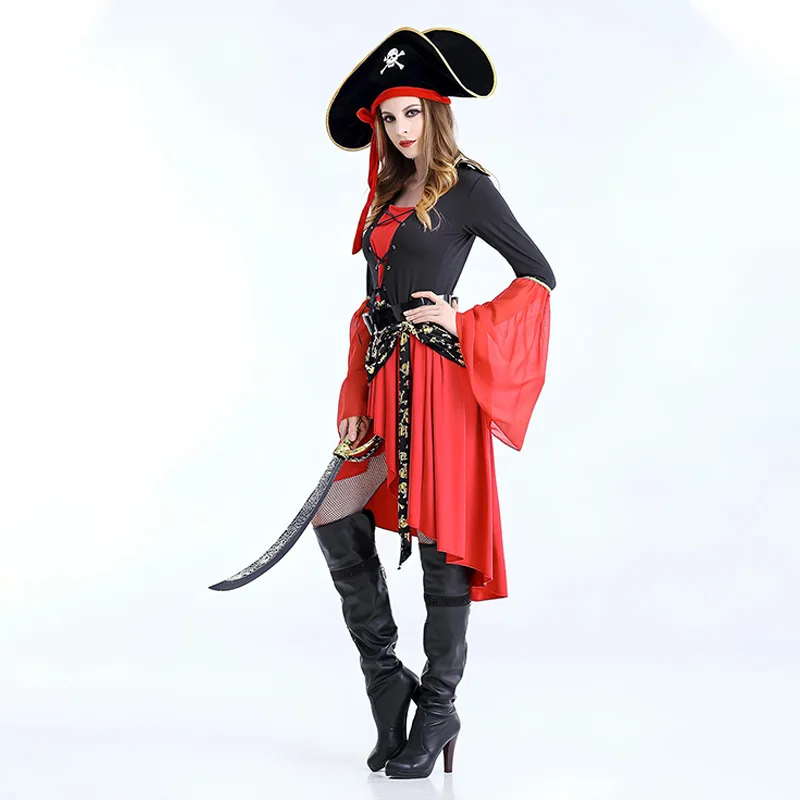 Women's Pirate Performance Costume Game orm Cosplay Sailor Suit loween Trendy Stage Outfit Fem Version Traditional ...