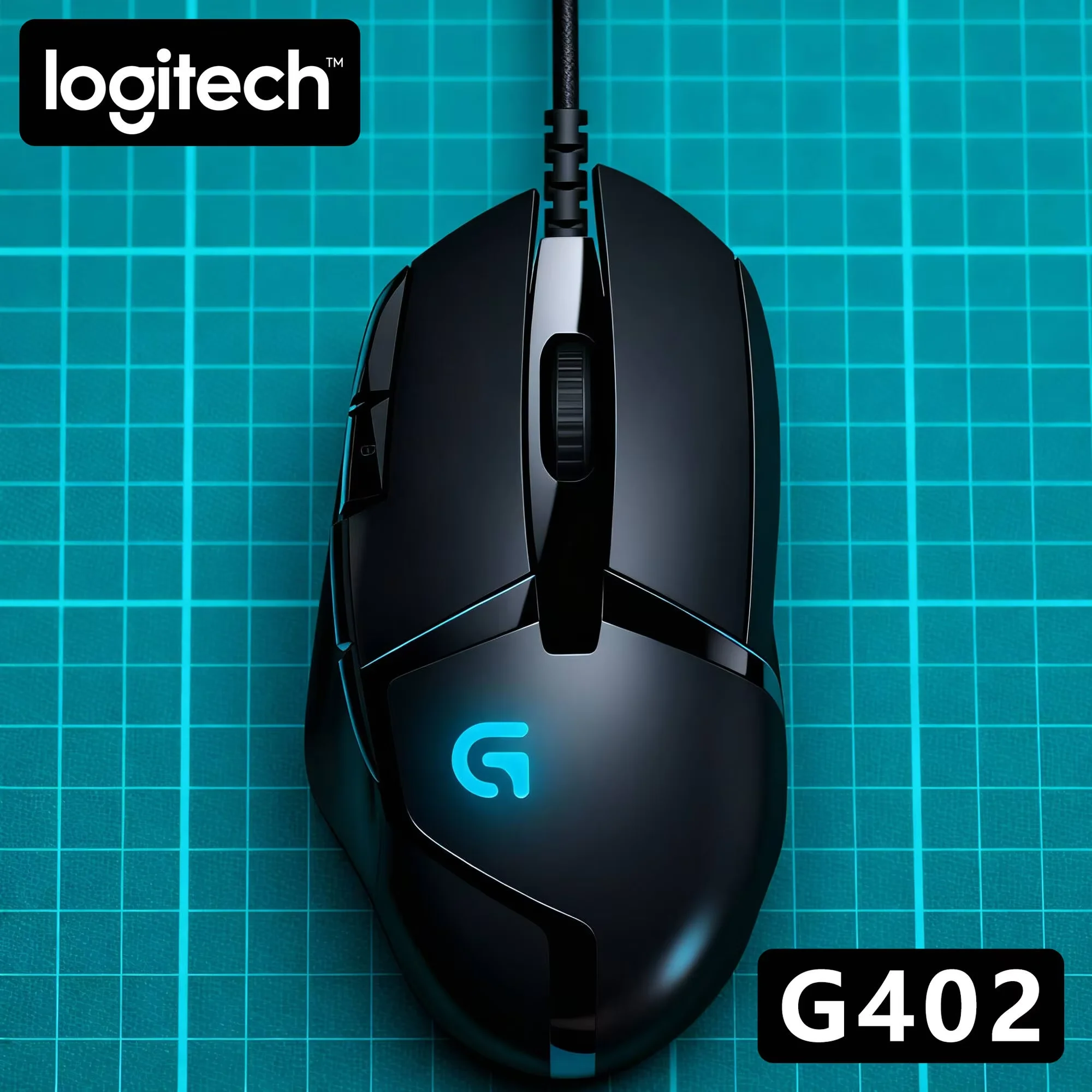 

Logitech G402 LIGHTSPEED Wireless Mouse, 12000 DPI, 1ms low latency, 9-month battery life, suitable for casual gaming.