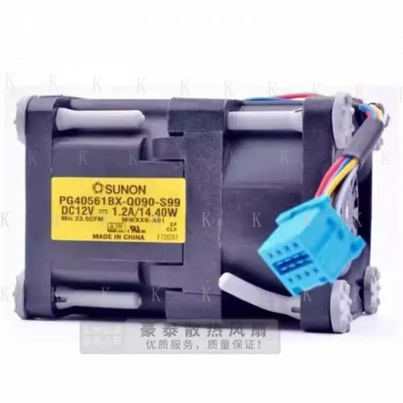 

C FOR SUNON PG40561BX-Q090-S99 DC12V 1.2A 14.4W Server Cooling Fan