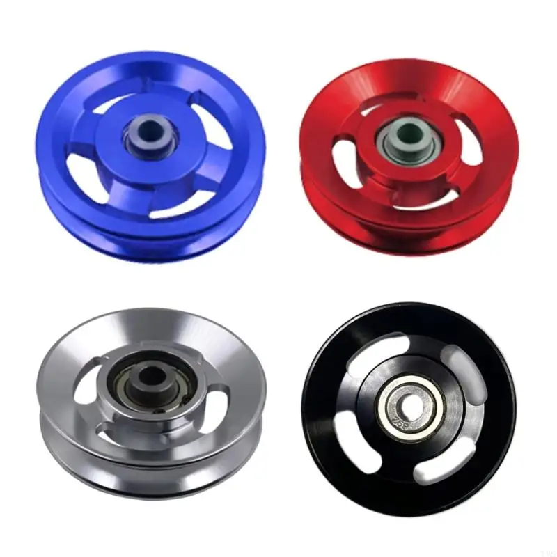 

Metal Bearing Pulley Wheel, Round Roller Wheel Cable Fitness Gym Equipment Part T4MB