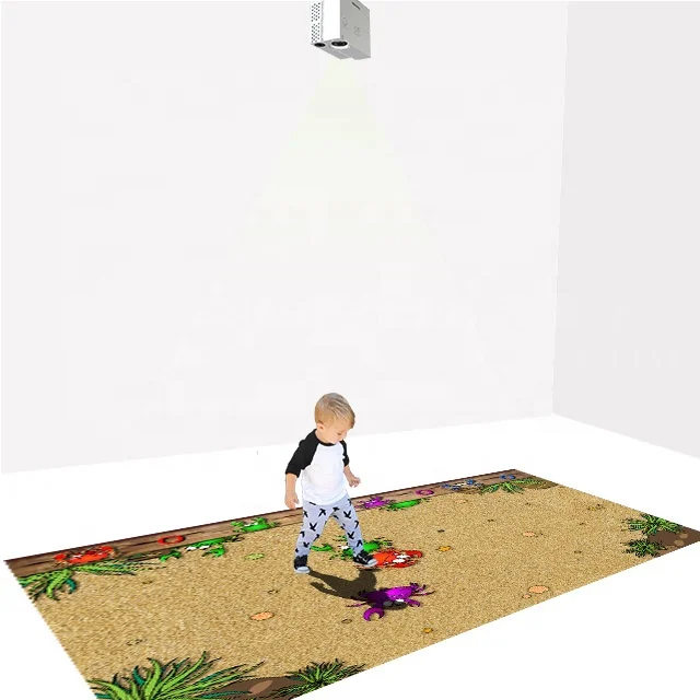 

Оборудование для парков развлечений: Детские интерактивные напольные проекционные автомобильные игры с колесницей.