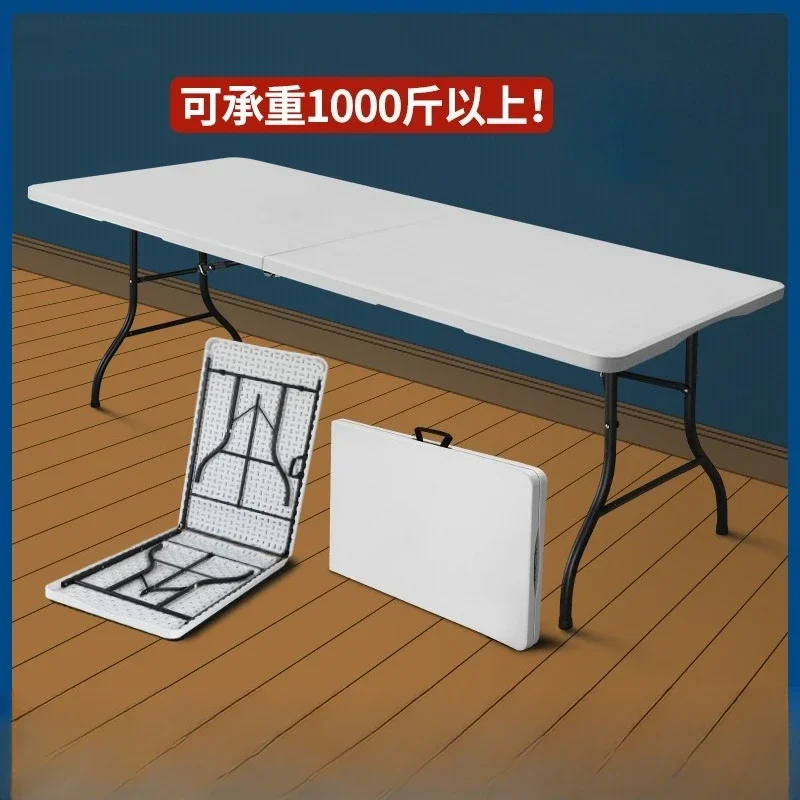 4 folding tables, outdoor night market stall tables, exhibition sales tables