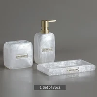 Pearly Transparent Bathroom Accessories Set 7