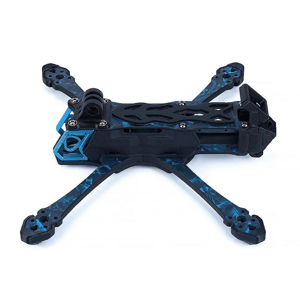 Axisflying MANTA5 SE Frame Kit Squashed-X Wheelbase 223mm T700 Carbon Fiber Recommended 2207/ 2306 Series Motor for RC FPV Drone