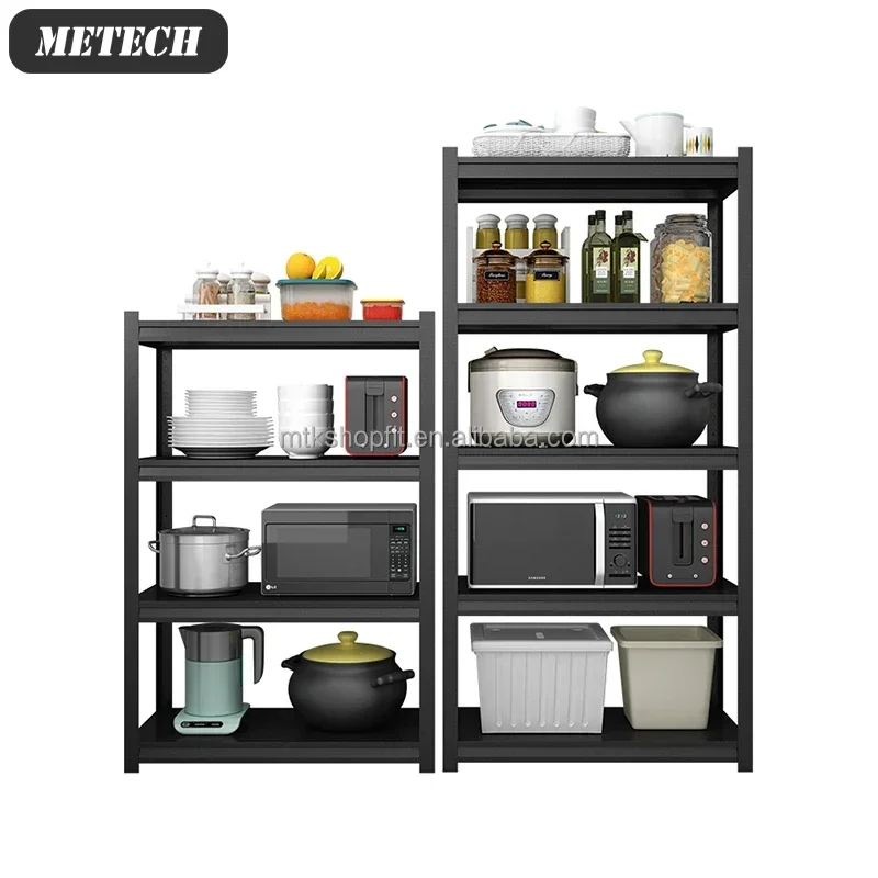 Shelf Rack Hardware Angle Steel Household Kitchen Balcony Light Five-story Storage Warehouse Iron Shelf Metal