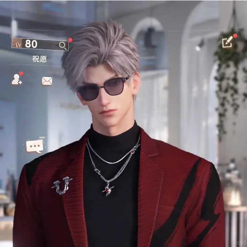 Serie Love and Deepspace Sylus Pendientes collares pulseras anillos accesorios un regalo para mi amigo