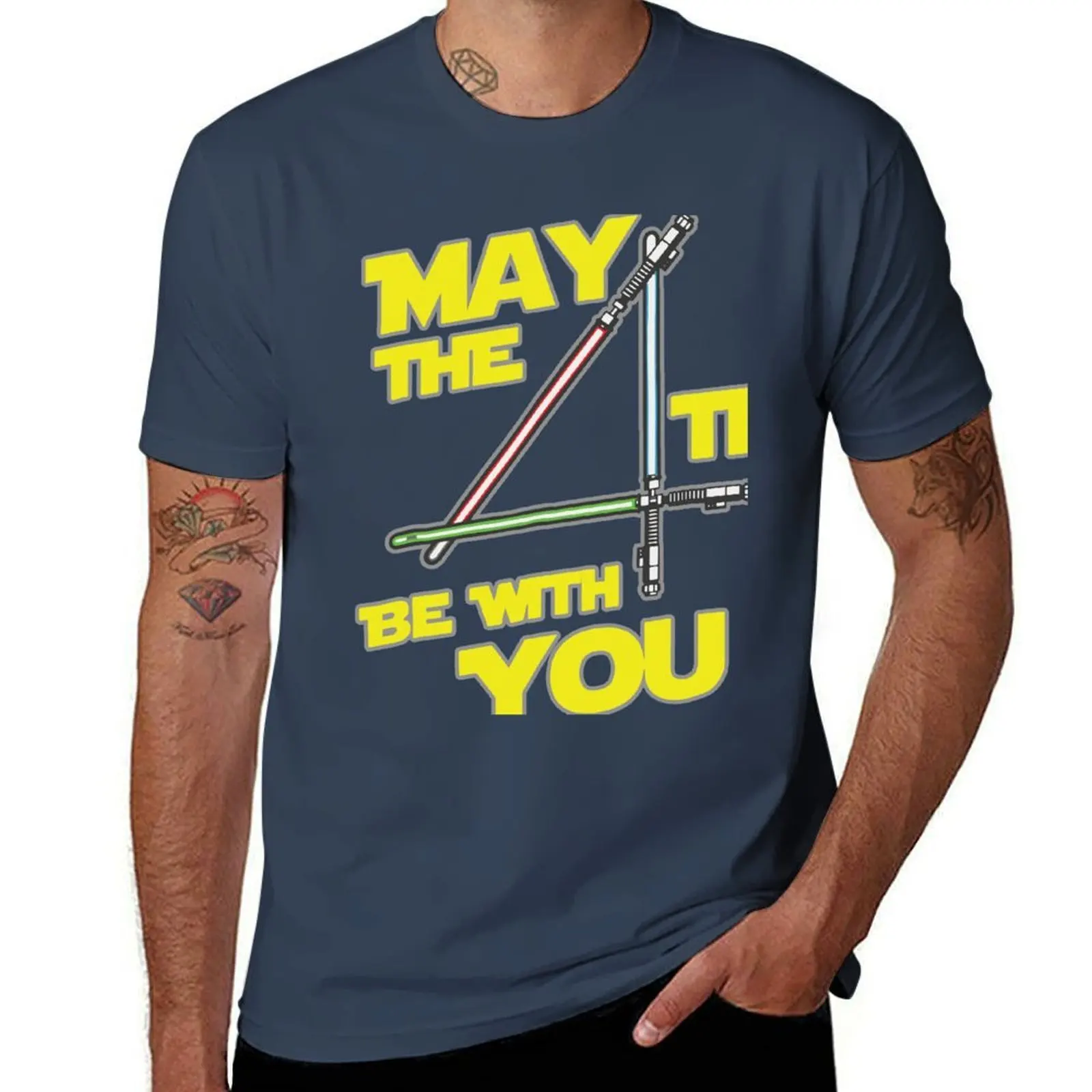 

May The 4th Be With U You, Trending Funny Fourth, Scifi Force T-Shirt t shirt custom print funny t shirts cotton T-Shirt