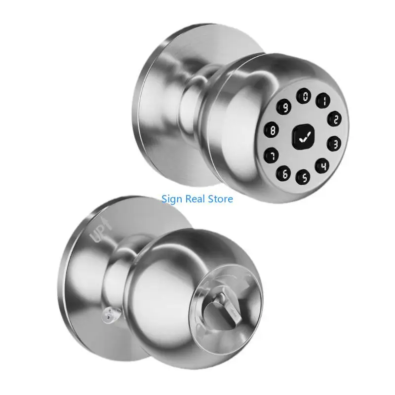 Porta anteriore Knob Intelligent Lock Lock Lock Keyless Port Lock Knob Intelligent Door With KeyPad Installa 41xB