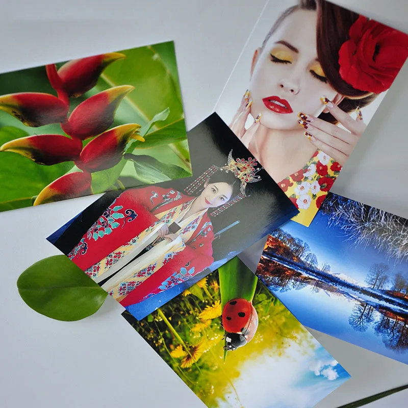 5/6/7 Inch 100pcs Photo Paper Glossy Inkjet Printing Photo Paper Color Printing Home XIS Back Printing Highlight Type