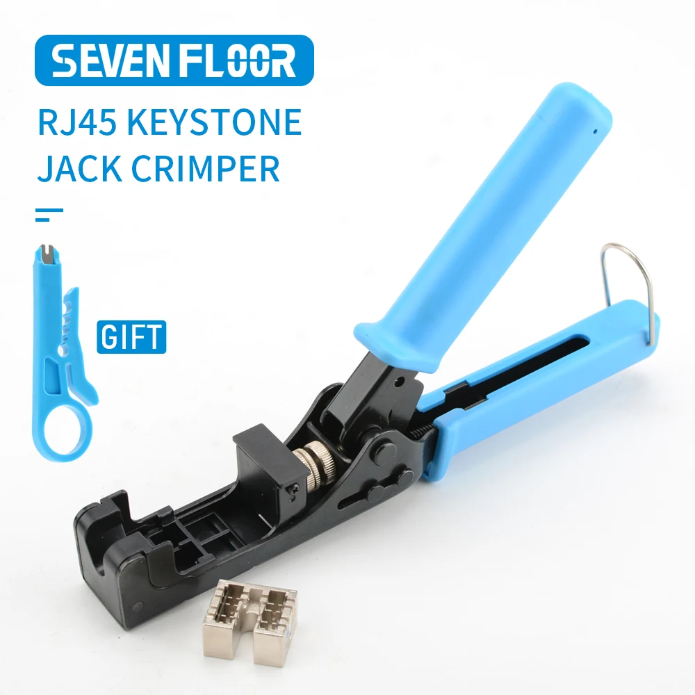 Szczypce do zaciskania drutu -180 stopni Keystone Jack Punch Down Tool pasuje do adaptera CAT5/5e i CAT6/6e mini striptizerka