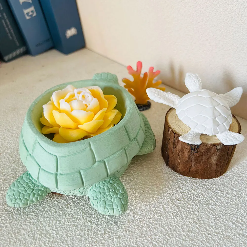 Love Lighthouse Silicone Mold Turtle Anchor Aromatherapy Plaster Ornament Mold Epoxy Resin DIY Marine Culture Decoration
