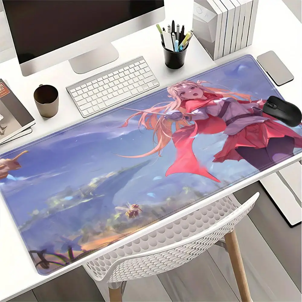

anime Sword Art Online sao Yuuki Asuna mouse pad Gaming Large New HD XXL mousepad Natural Rubber Carpet Office Non-Slip Mice Pad