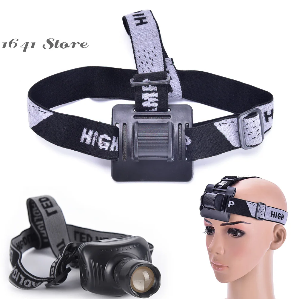 1 قطعة عقال مرن خوذة حزام جبل حزام الرأس لفرقة المصابيح الأمامية الخفيفة للدراجة