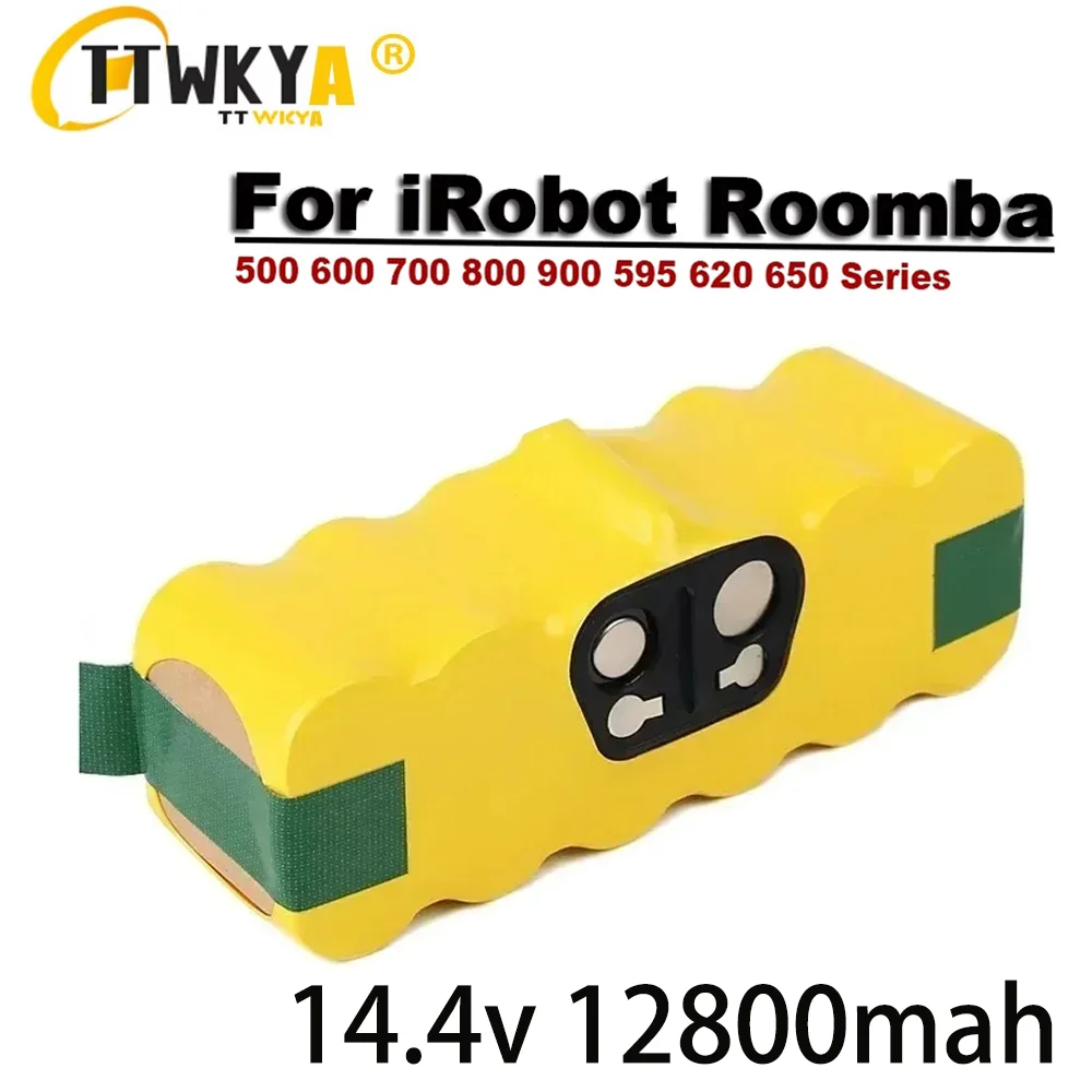 Para iRobot Roomba 500 9800mAh 14,4 V 12800mAh batería Roomba 600 700 800 serie aspiradora iRobot roomba 620 650 770 780 580