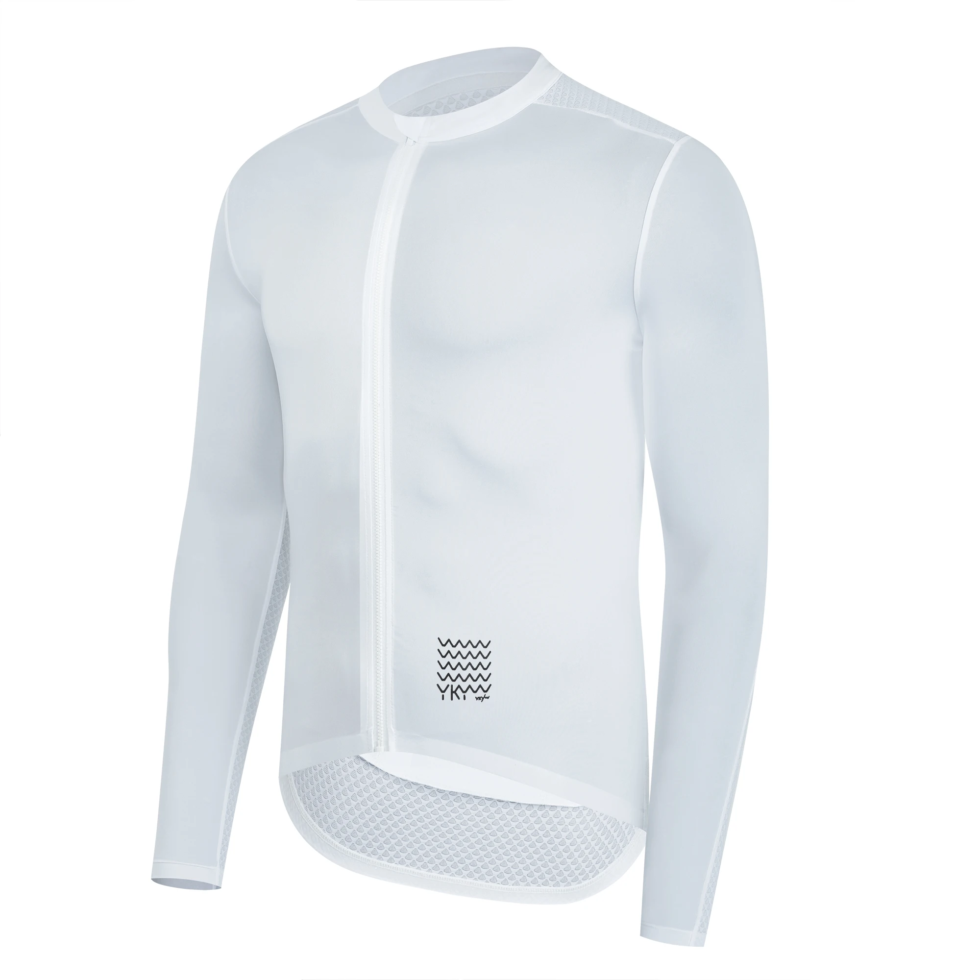 Ykywbike Herren Rad trikot Langarm Frühling Rennrad Shirt Pro Team Fahrrad Kleidung Reit trikot – Detail 12