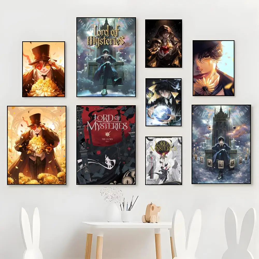 Mysterious Steampunk L-Lord of Mysteries Poster Premium For Living Space Home Bar Cafe Wall Decor & Gift