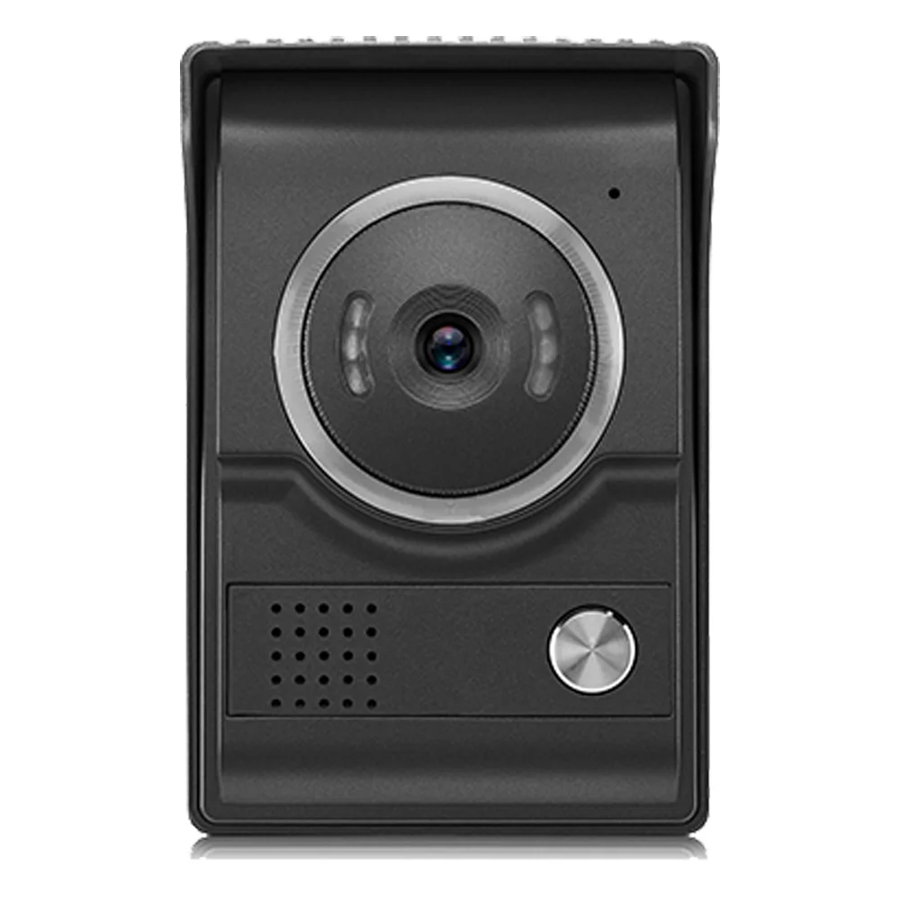 Video Intercom System 7 Inch Monitor Wired Video Door Phone Doorbell Kits Indoor Outdoor IR Camera for Villa House Apartment