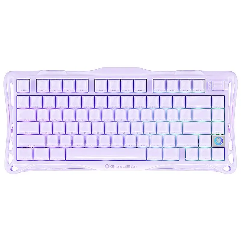

Gravastar V75 Wired Mechanical Keyboard Magnetic Switch 8KHz RT0.005mm Aluminium Alloy RGB Light Gateron Gasket Gaming Keyboard