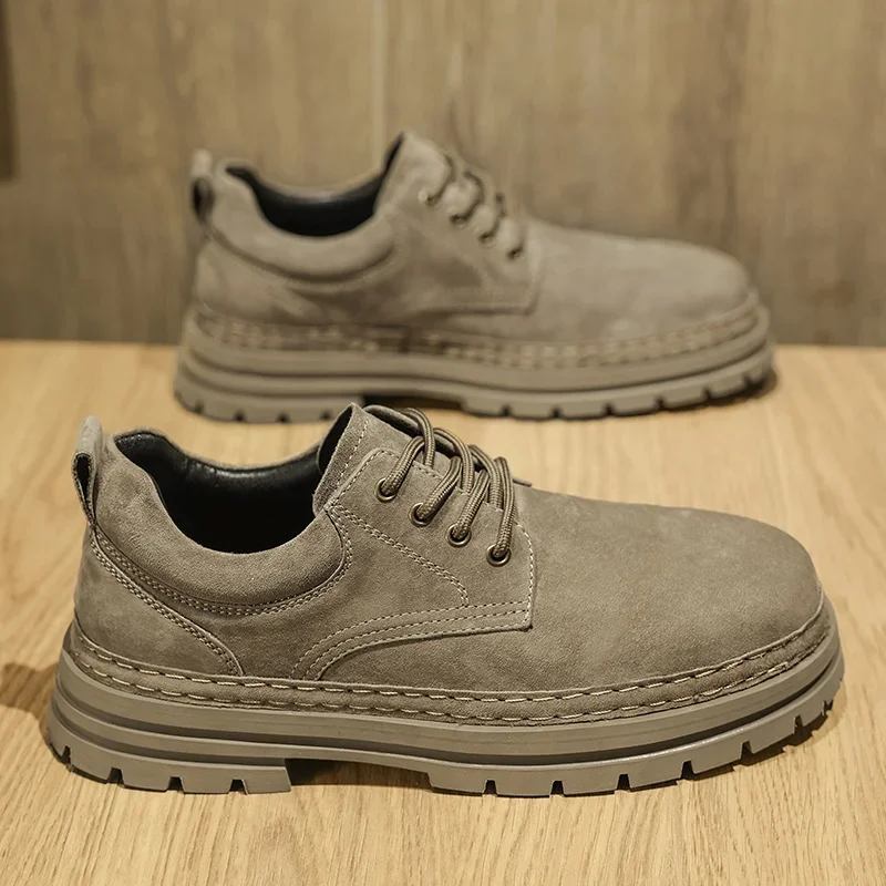 

Pop Classic Low-top Men's Workwear Shoes For All Four Seasons