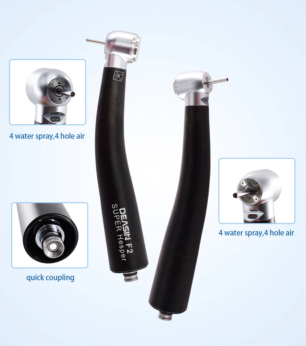DEASIN Dental Fiber Optic High Speed Handpiece Torque Head Ceramic Bearing Fit NSK Coupler