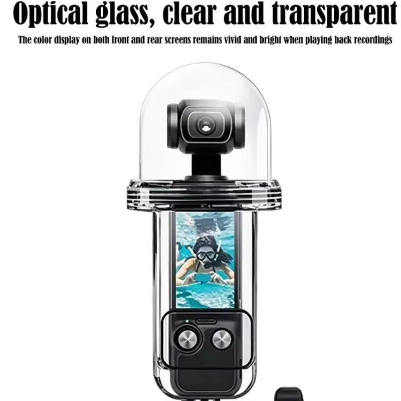 B03B-Schutzhülle für Dji Pocket 4 60M Unterwasser-wasserdichtes Tauchgehäuse Action-Kamera-Zubehör – Detail 8