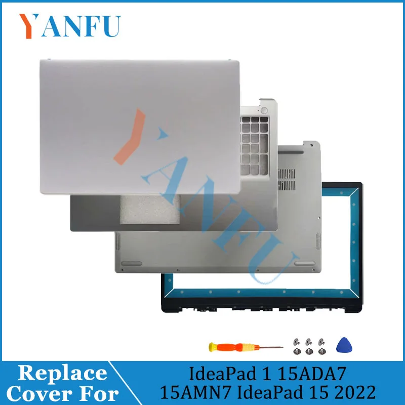 

ДЛЯ IdeaPad 1 15ADA7 15AMN7 IdeaPad 15 2022 Ноутбук ЖК-дисплей Задняя верхняя крышка Передняя рамка Петли Упор для рук Верхняя нижняя часть корпуса