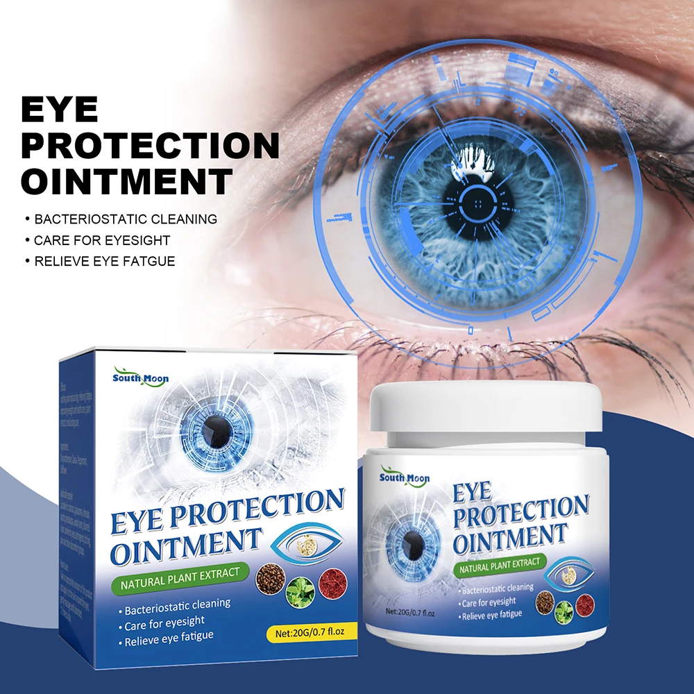 

Eye Protection Ointment For Eye Fatigue Dry Tired Chinese Herbal Soothing Moisturizing Fast-acting Bacteriostatic Cleaning