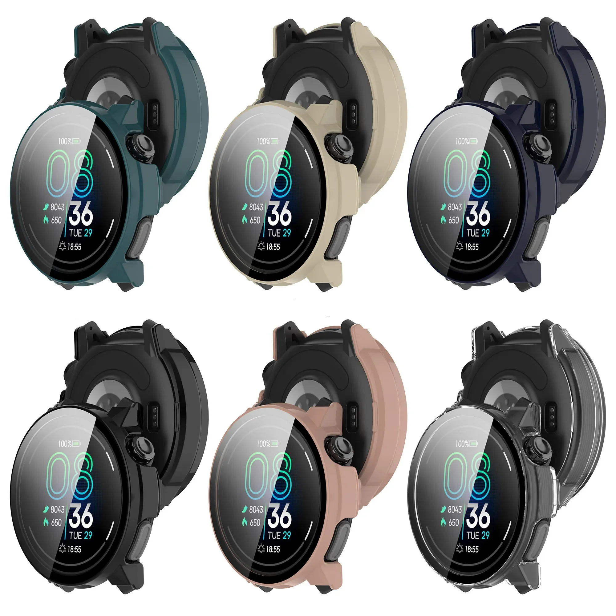 حافظة واقية من الزجاج المقسى لهاتف COROS Pace Pro واقي للشاشة وغطاء ممتص للصدمات