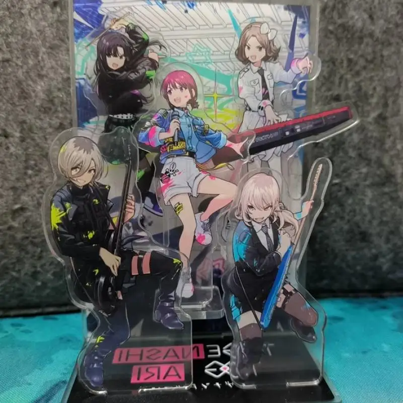 Japanese Anime Girls Band Cry Figure Nina Iseri Subaru Awa Momoka Kawaragi Multiple Slots Acrylic Plaque Collectible Ornaments