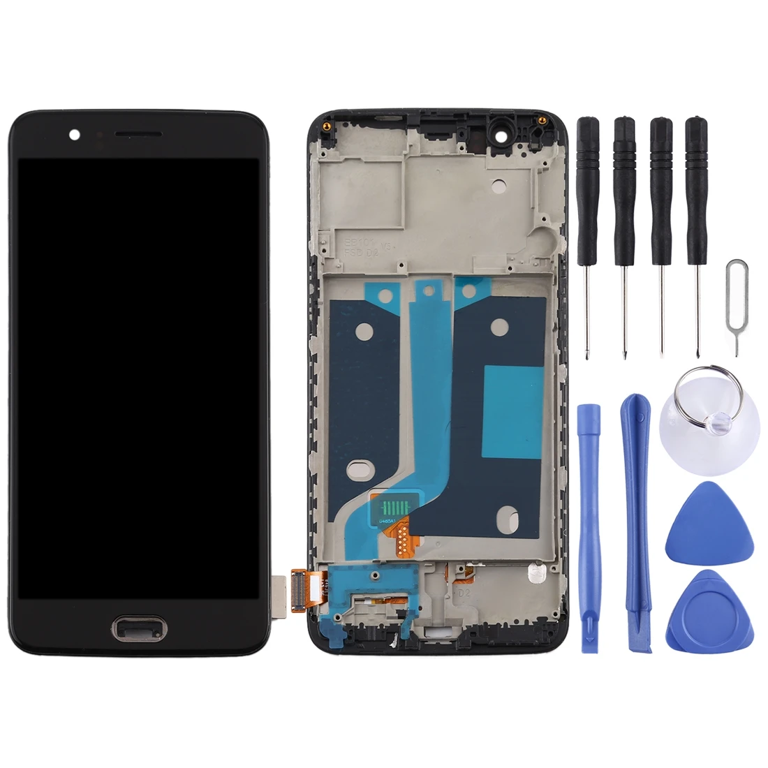 For OnePlus 5 A5000 TFT Material LCD Screen and Digitizer Full Assembly with Frame