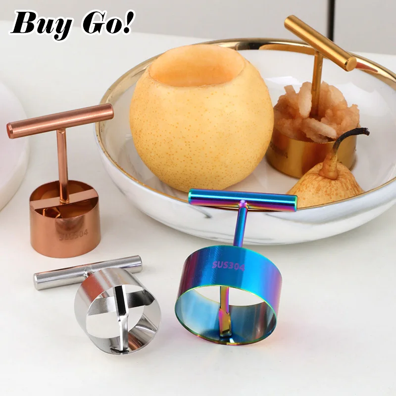 Multi-function Sharp Stainless Steel Apple Core Coring Cutter Fruit Core Pitter Remover Separator for Kitchen Tools Accessories