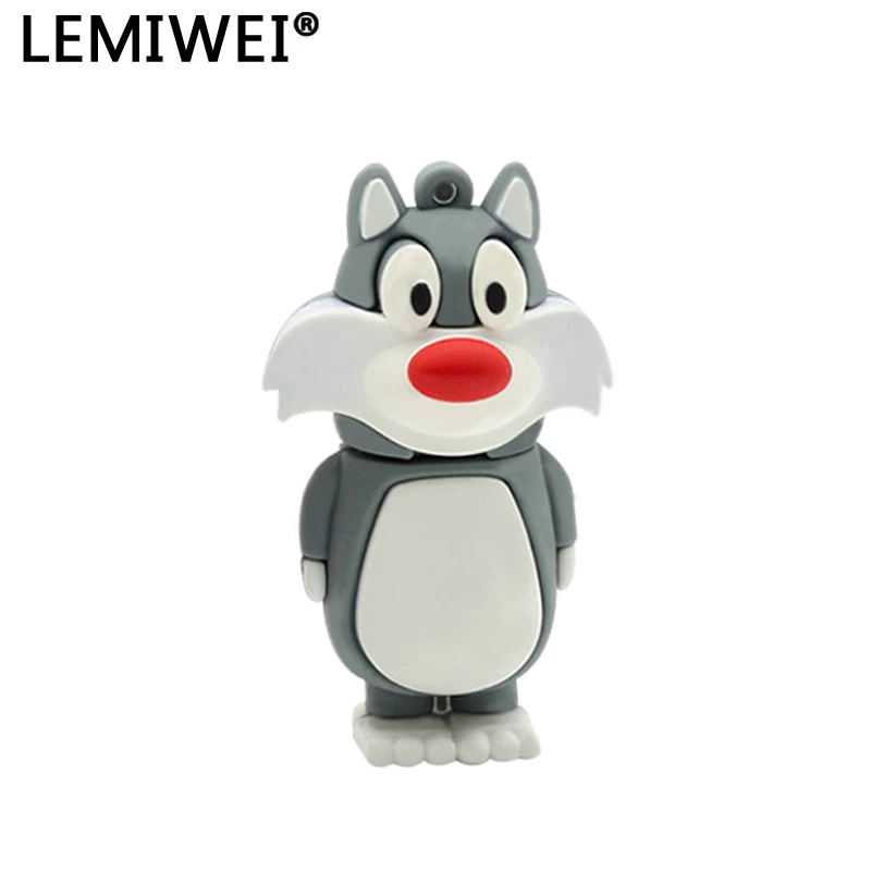 USB-флешка в виде кошки, 8-64 Гб, USB 2,0