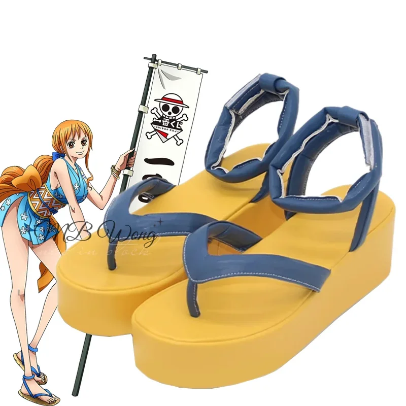 

Anime Nami Cosplay Shoes Boots Game Role Play Halloween Carnival Party Outfit Christmas Prop Women Men Custom Made