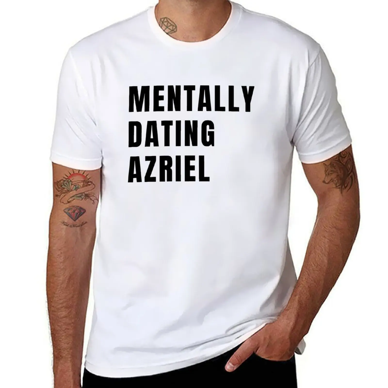 

Mentally Dating Azriel Secret Flames: - ACOTAR & Sarah J Maas Fantasy Tribute T-Shirt