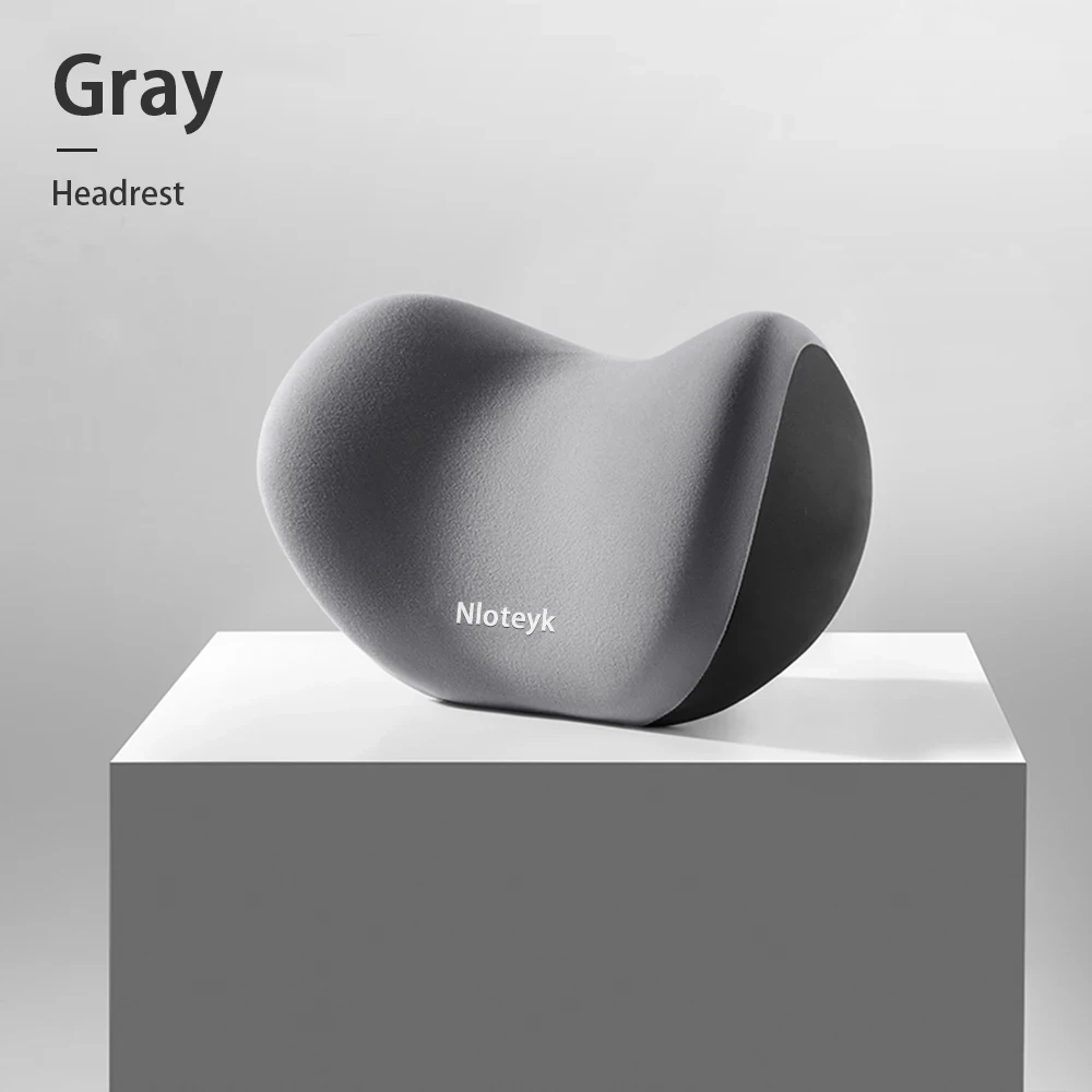 Car Neck Pillow Memory Foam Protective Lumbar Back Support Breathable Car Headrest Cushion Relieve Stress Car Seat Pillow image 3
