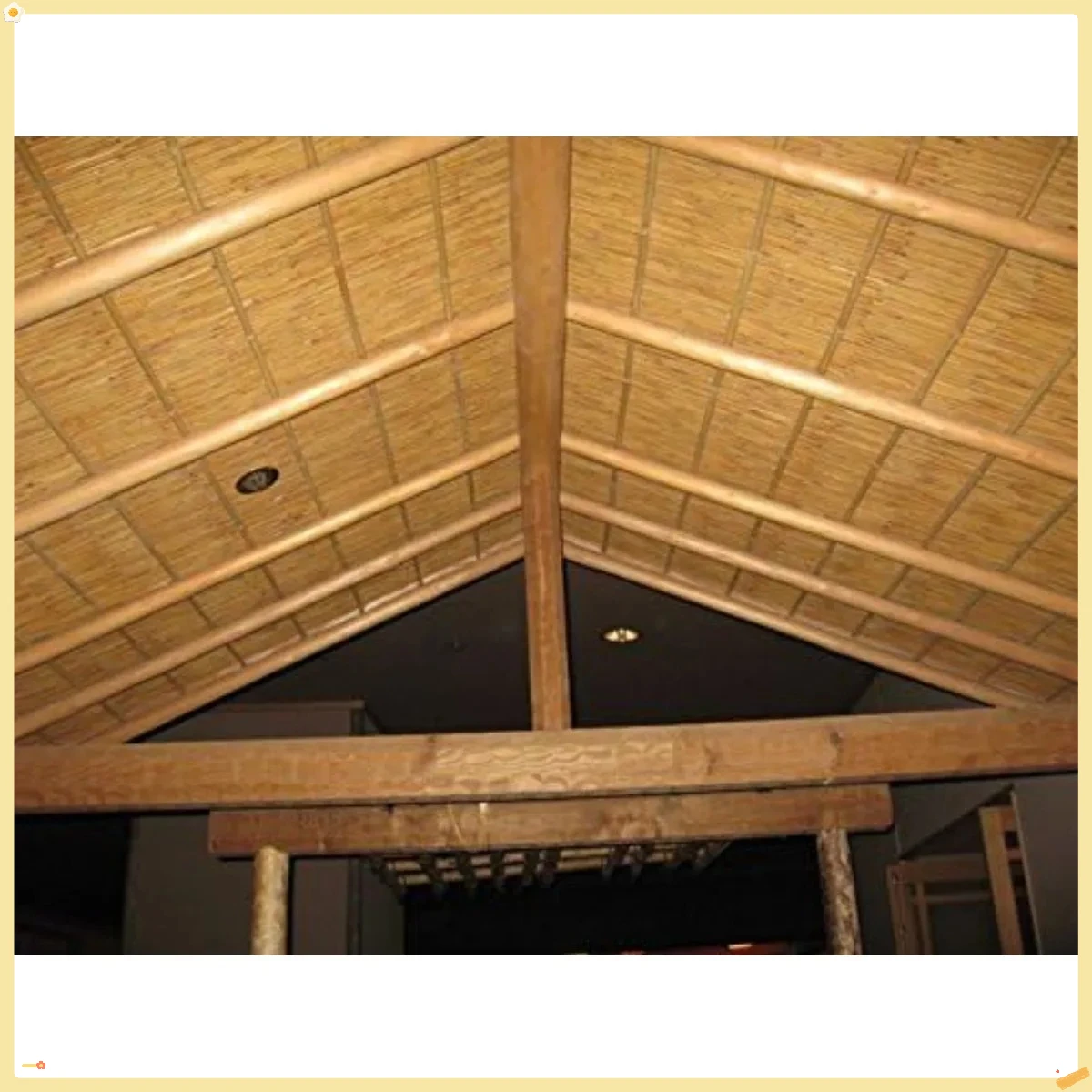 Natural Bamboo Wainscoting Panel 48x96 Raw Finish - Eco Friendly Textured Wall Decor for Bedroom, Living Room Interior Design