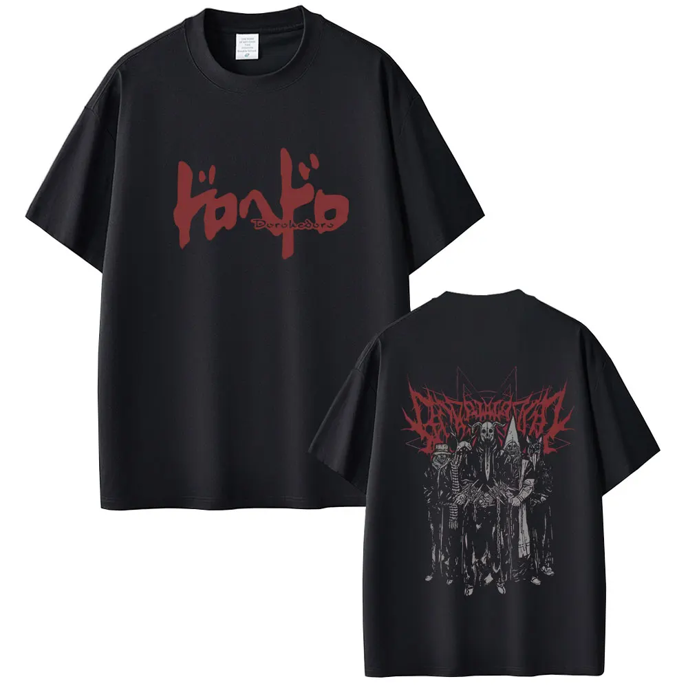 

Anime Dorohedoro Kaiman T-shirt Summer Men Women Gothic Manga Rock Metal Style T Shirts Unisex Harajuku Oversized Tshirt Tops