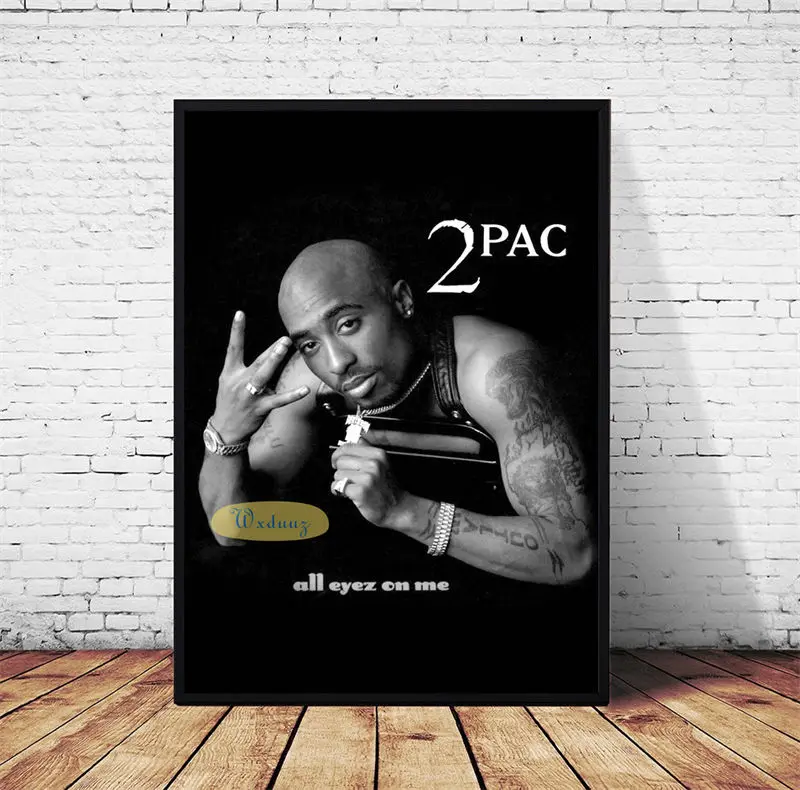 アメリカ西海岸ポップヒップホップラップ歌手 2pac 写真ルーム音楽