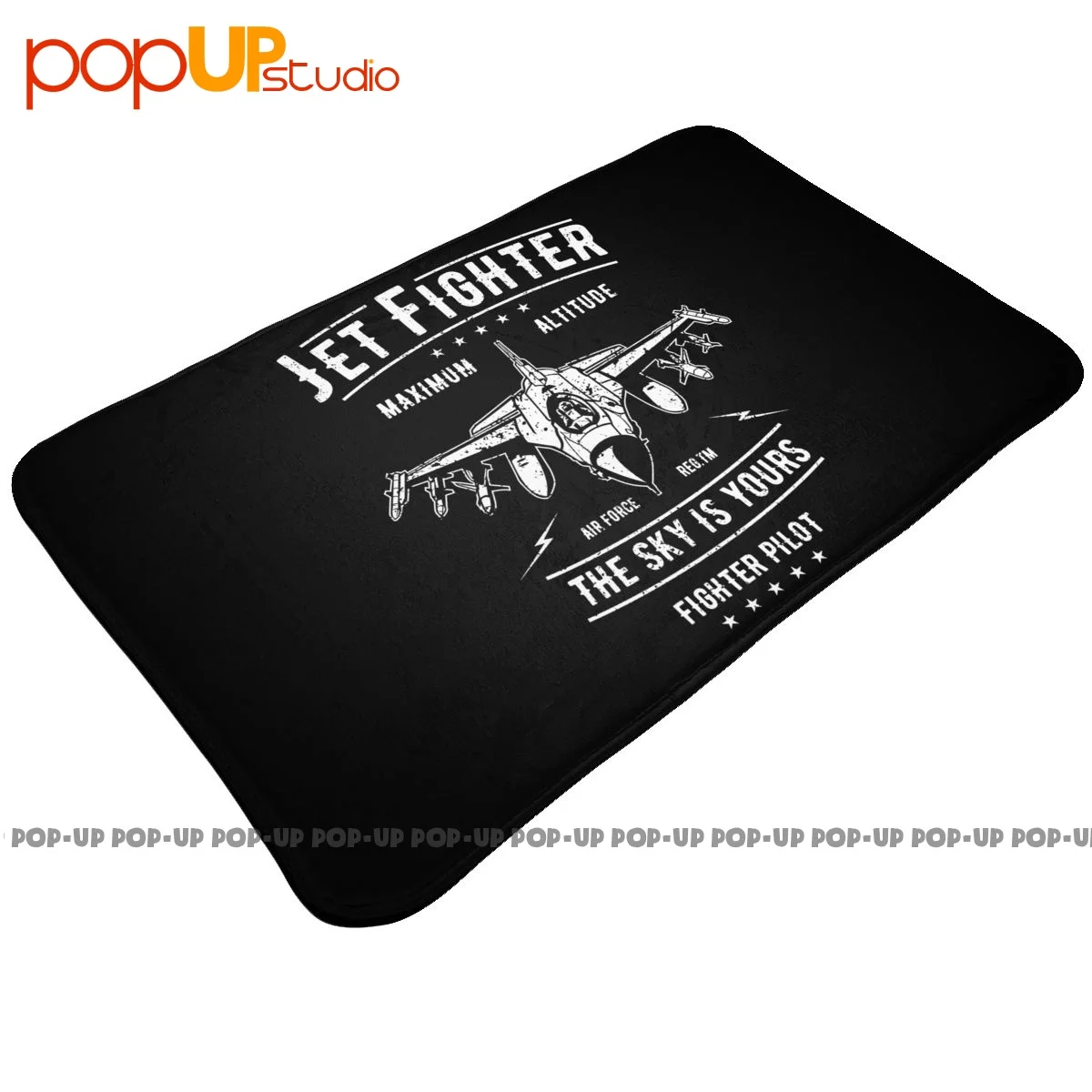 Jet Fighter F 16 Pilot Plane Us Royal Air Force Mat Rug Carpet Decor Balcony Door Mat Welcome Mat Nordic Style