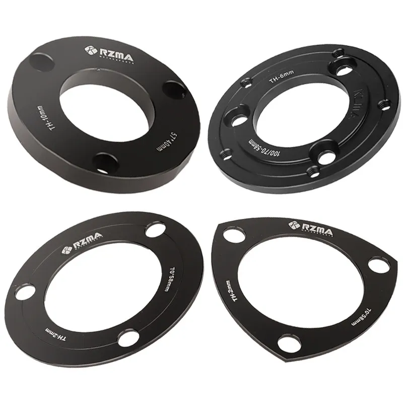 Motorcycle 3-Hole Flange 70mm PCD 58mm Center Bore Thickness 1-12mm