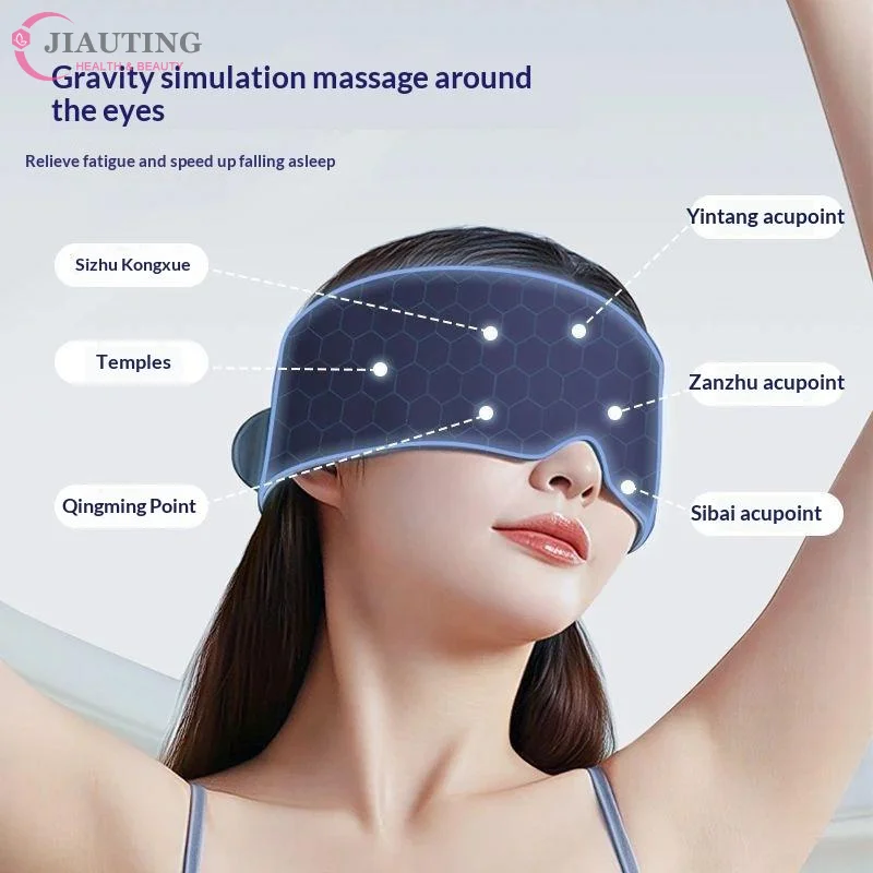 Ultra Light Gravity Weighted Eye Mask Skin-Friendly Double-sided Use Light Blocking Eye Mask Soft Breathable Sleep Aid Eyepatch