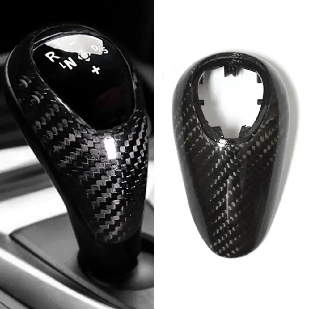 Replacement Carbon Fiber Automatic Shift Knob Gear Shift Case Cover For BMW F10 F20 F21 F22 F30 F34 F11 F07 F18 F25 F26 F15 F16