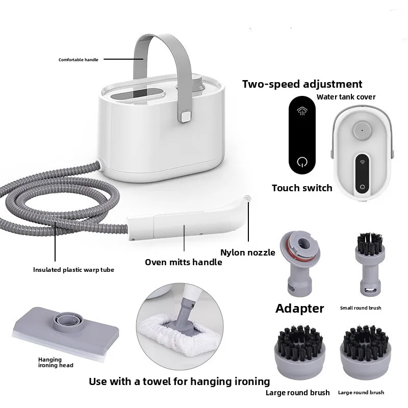 Portable Steam Cleaning Machine, High Pressure And High Temperature Deep Cleaning Suitable For Floor/Kitchen Fast Sterilization