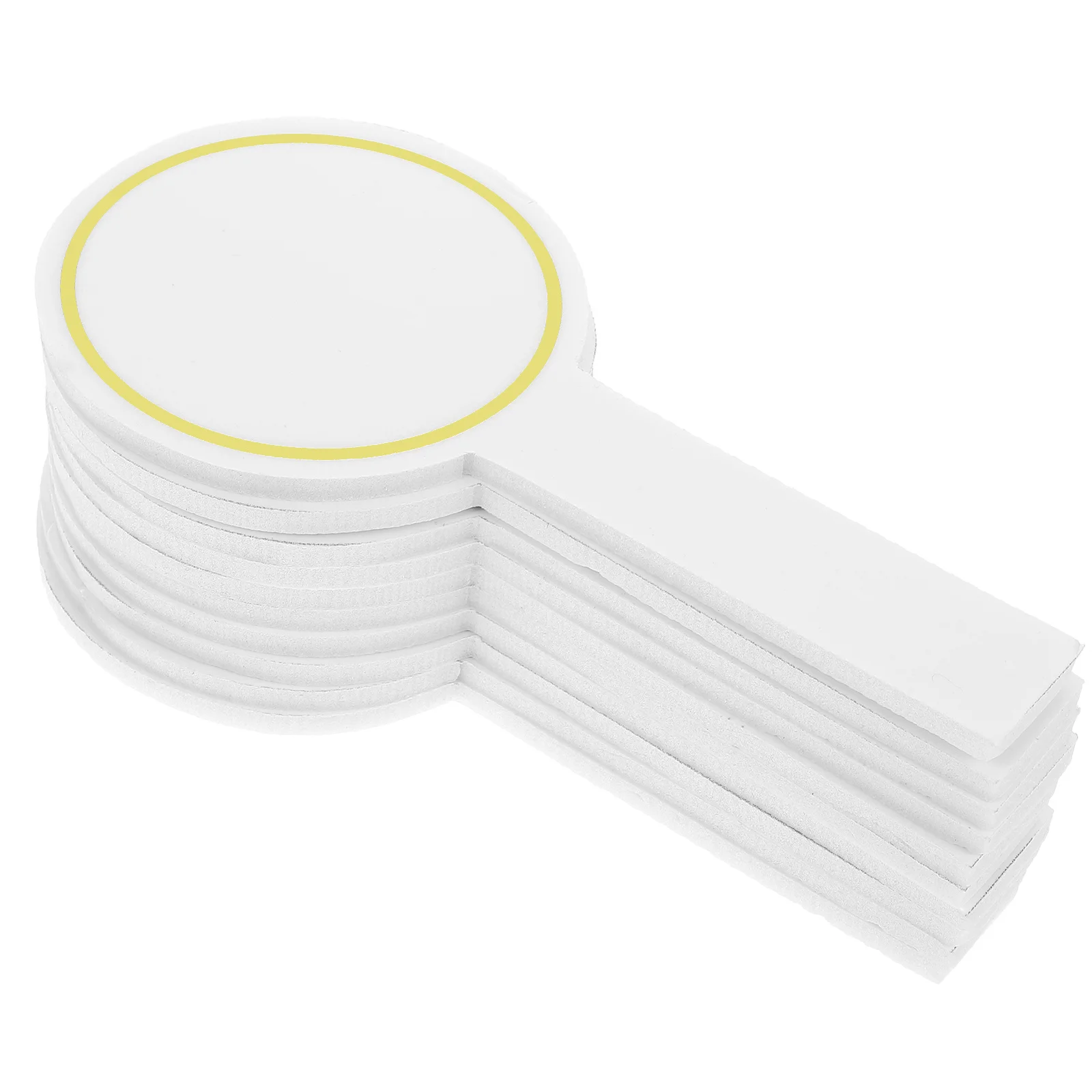 6 قطعة لوحات النتائج الفارغة المحمولة الجافة محو المجاذيف جانب واحد لوحات قابلة للكتابة لمزادات التصويت التهديف المحمولة قابلة لإعادة الاستخدام صغيرة