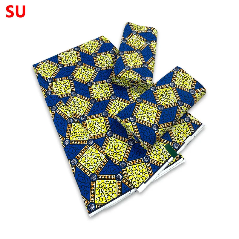 2023 Veritable Wax Guaranteed Real wax print fabric dutch hollandais Supe-V Wax pagne africa Dress 100% Cotton Y9