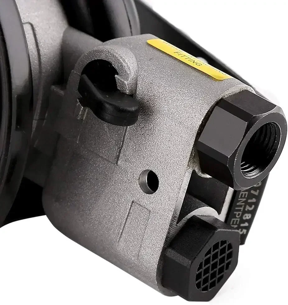 6" Dual-Action Pneumatic Sander | Professional Random Orbital Palm Sander w/Backing Pad