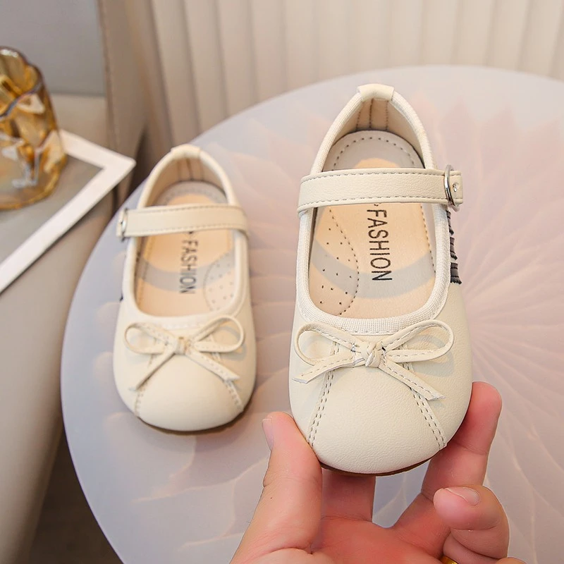 2026 Spring Autumn Casual Kids Shoes Rhinestones Fashion Female Shoes Ballet Flat Slides Children Girls Outside Sandals Footwear