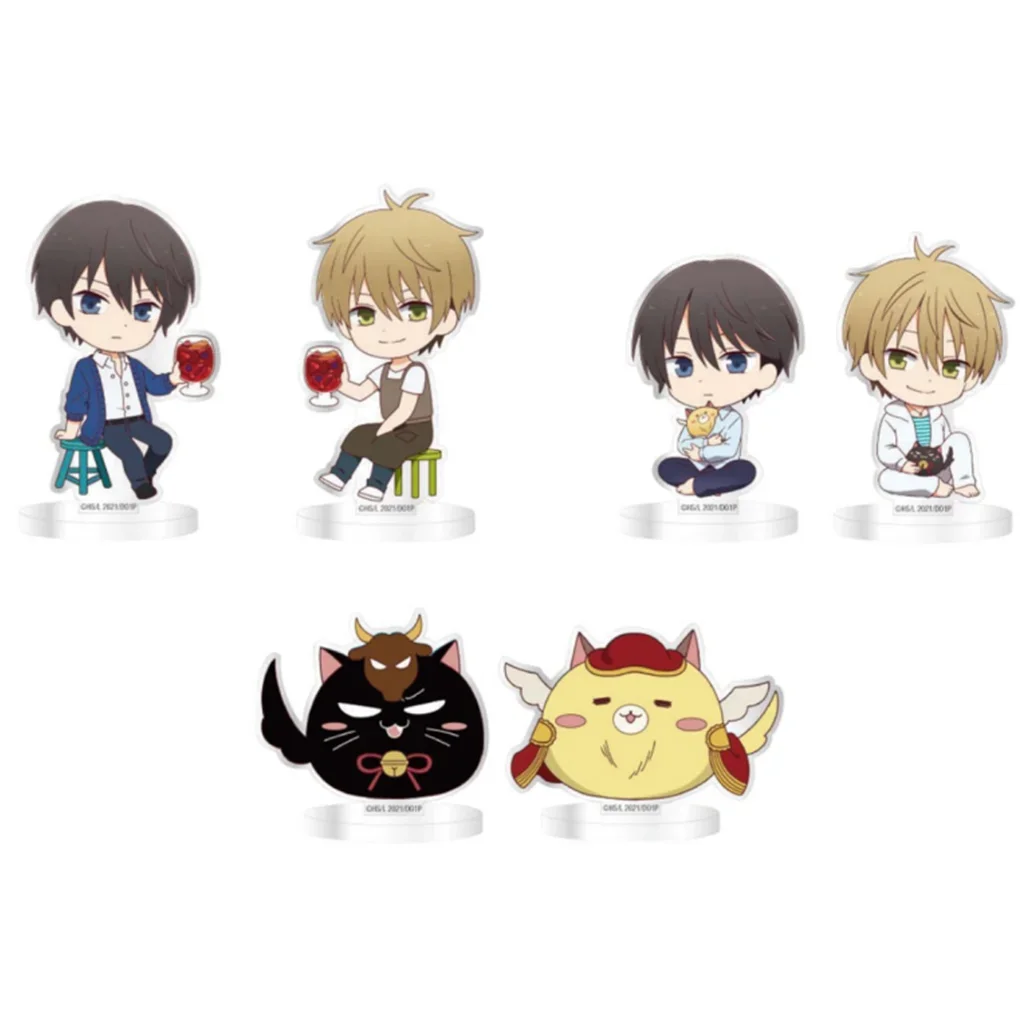 Azumaya Junta Saijo Takato Dakaretai Otoko 1-i ni Odosarete Imasu Mini figura muñeca soporte acrílico modelo placa de juguete para regalo