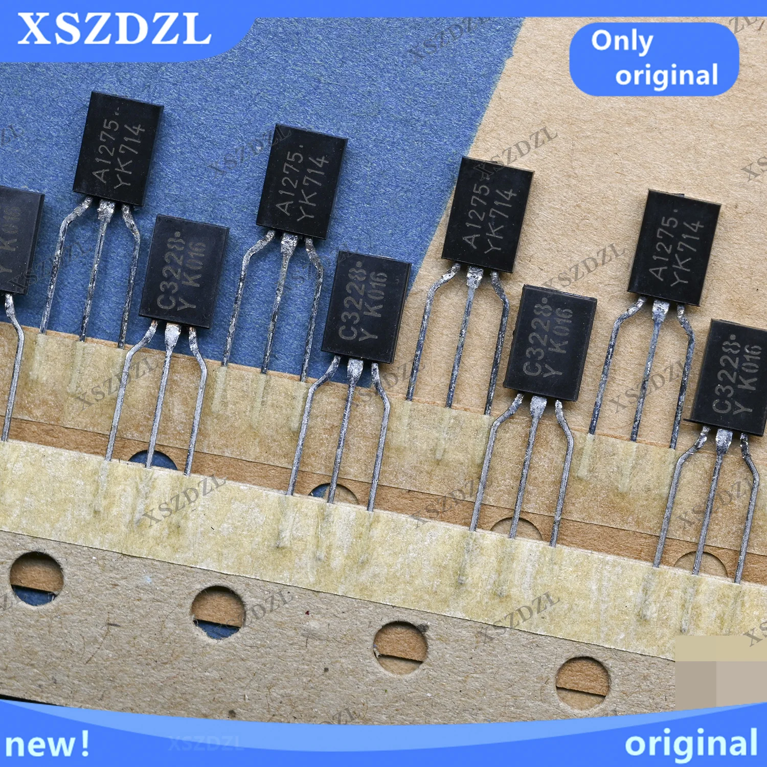 

20 пар/50 пар KEC KTA1275-Y KTC3228-Y TO-92 Транзистор аудиоусилителя A1275 C3228 KTA1275-Y-AT/P KTC3228-Y-AT/P Новый оригинальный