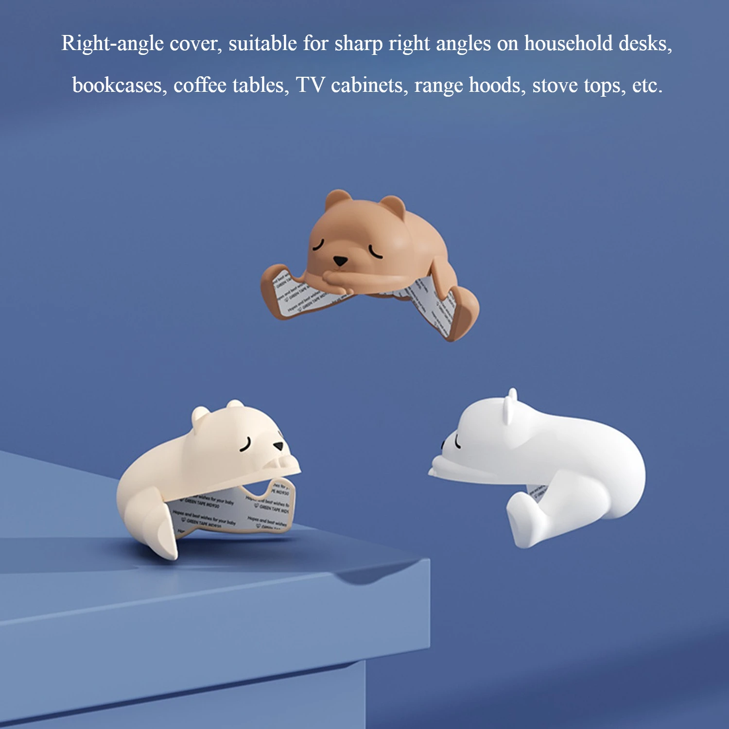 Bapai Bear Silicone Protective Angle Anti-collision Angle Children's Anti-collision Angles Baby Safety Protection Products